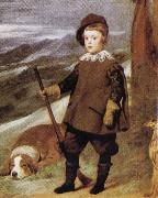 Diego Velazquez Prince Baltasar Carlos in Hunting Dress(detail) oil painting on canvas